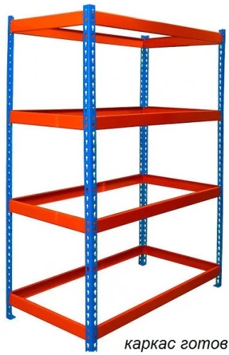 Стеллаж металлический Профи Т-140/L (2500х1845х655) М/5